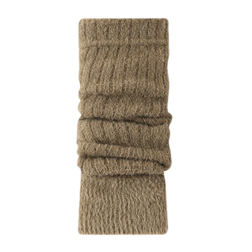 Cold Proof Warm Arm Sleeve Knitted Fingerless Gloves False Sleeves Arm Warmer Gloves  Casual Wear