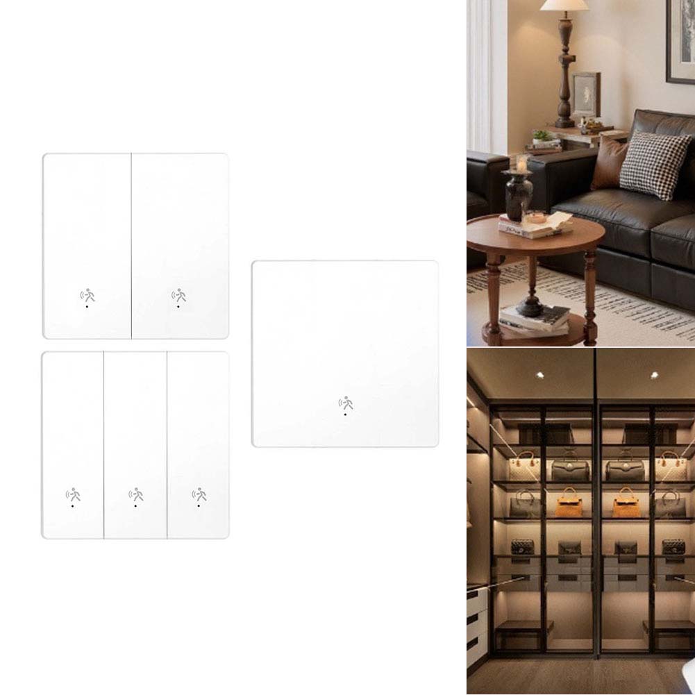 Human Presence 10GHz Motion Sensor For Bedroom For Corridor AS SHOWN Intelligent Auto On off App Control With Timer