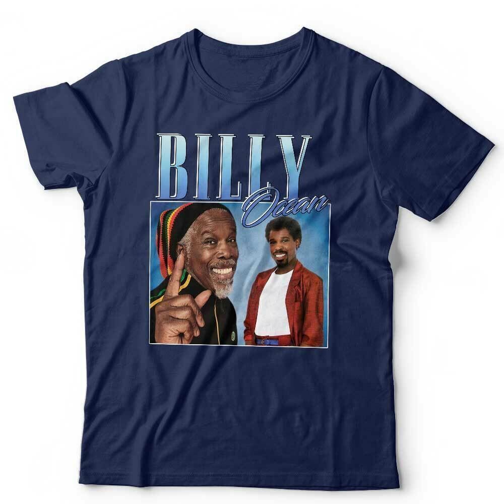 T-shirt Billy Ocean Apprezzamento Unisex Omaggio Ritorno al Passato Addio al Celibato Nubilato Divertente