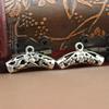 Tibetan Silver Hollow Elbow Beads & Three-Way Pendant Alloy Buckle for DIY Jewelry Making