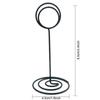 4-Pack 8.5cm Wire Table Number Holders – Versatile Place Card, Photo, and Memo Clips for Events & Displays