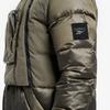 Reebok Kurtka puchowa z kapturem, casualowa, outdoorowa, sportowa, ciepła, męska, kurtka, wojskowa zieleń GR8944