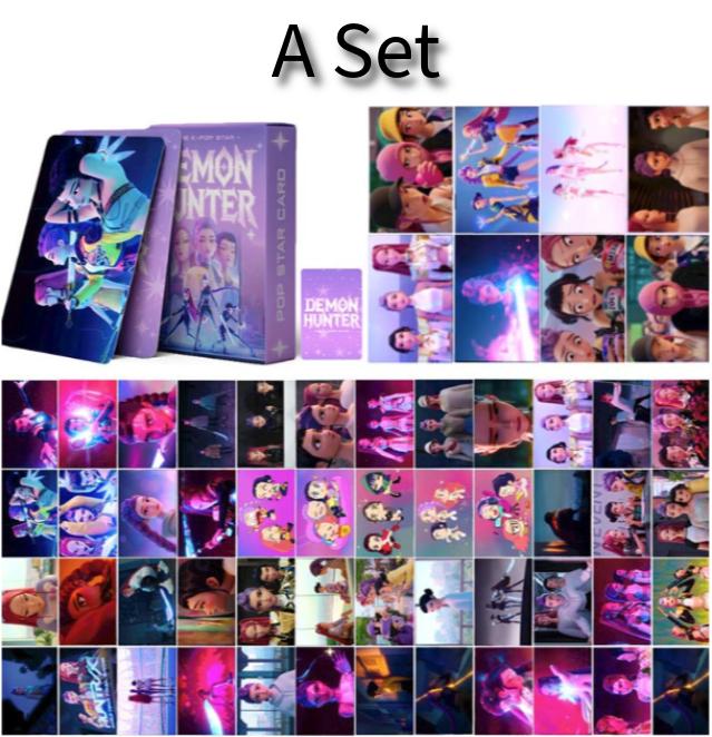 K-Pop Demon Hunters Photo Cards, Stickers (7 Options)