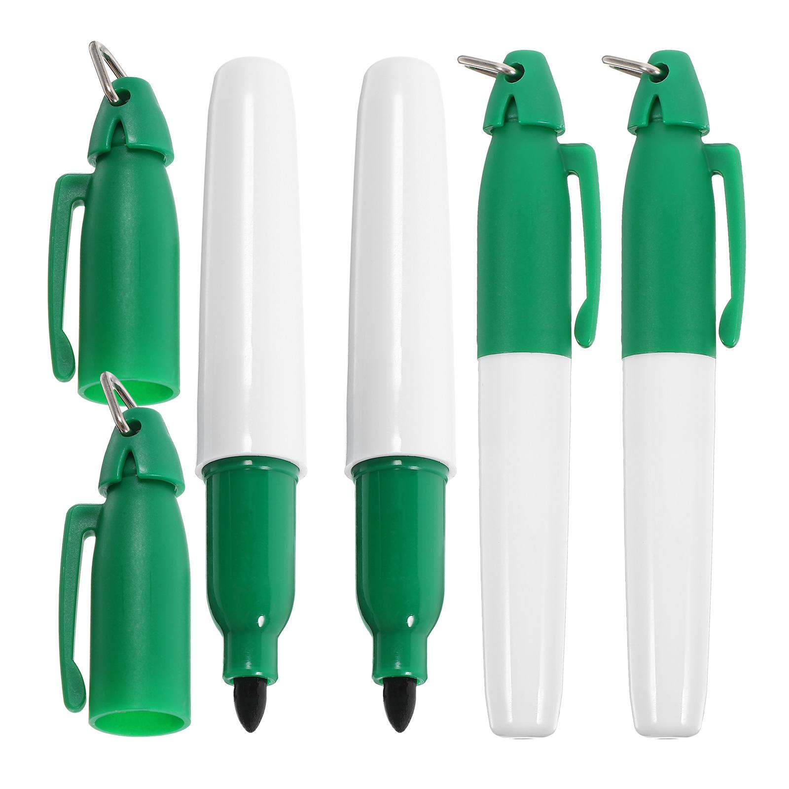 

4 Pcs Lightweight Golf Ball Marker Triangle Iron Hook Stamps Drawing Marking Tool Reusable Line Marker Pen Golf Supply Alignment зелений