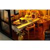 Fashion Alley Miniature Dollhouse Kit, Literary Utopia, Handmade Kit for Beginners, Includes Acrylic Case (TD43+Z)