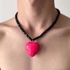 Starburst Double Layer Men's Necklace: Trendy, Light Luxury Hip Hop Style, Unisex Clavicle Chain