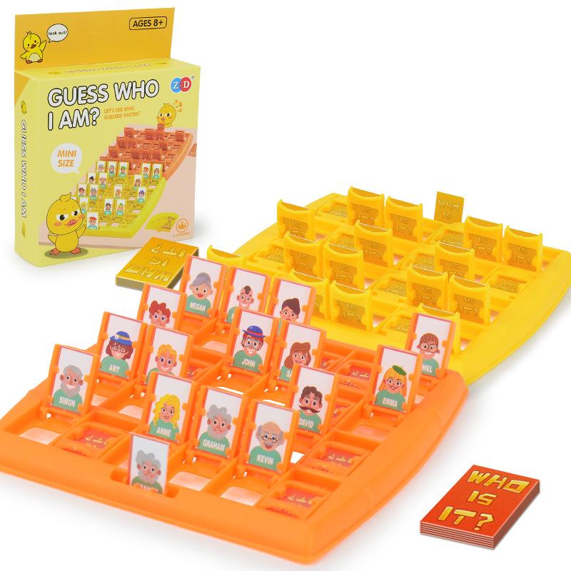 Children'S Guess Who I Am Learning Educational Toys, Thinking Logic Training Interactive Fun Board Game Toys
