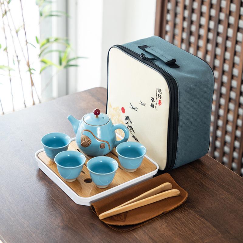 Firemní dárkový tisk kreativní cestovní čajová souprava keramická souprava praktické otevření společnosti levné dárky pro zákazníky