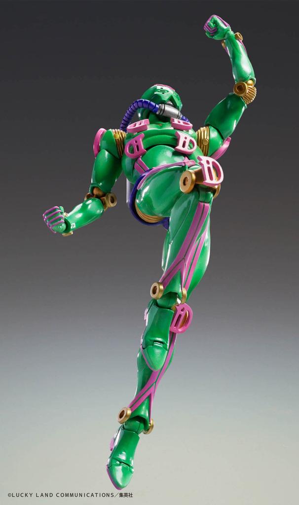 Medicos Entertainment Super Action Statue aus Bizarre Adventure Teil Stone Ungefähr 165mm und Nylon Bemalte Bewegliche Figur "D.D." "JoJo's 6