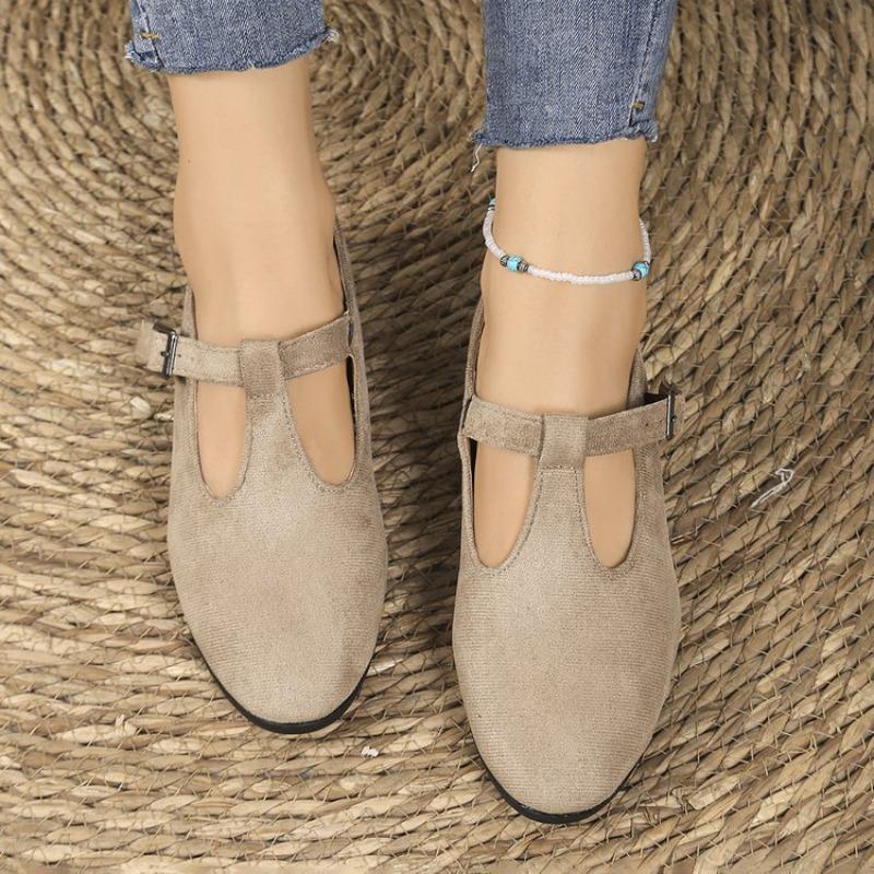 Large size slope heel casual single shoes women's spring and autumn new fashion Doudou single shoes women