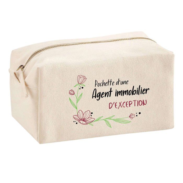 Multifunction Pouch Exceptional Real Estate Agent Birthday Gift Colleague Original Idea | School Pencil Case Office Supplies