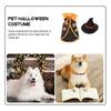Pumpkin Cloak Hat Set for Pet Halloween Costume 2Sets for Dogs and Cats
