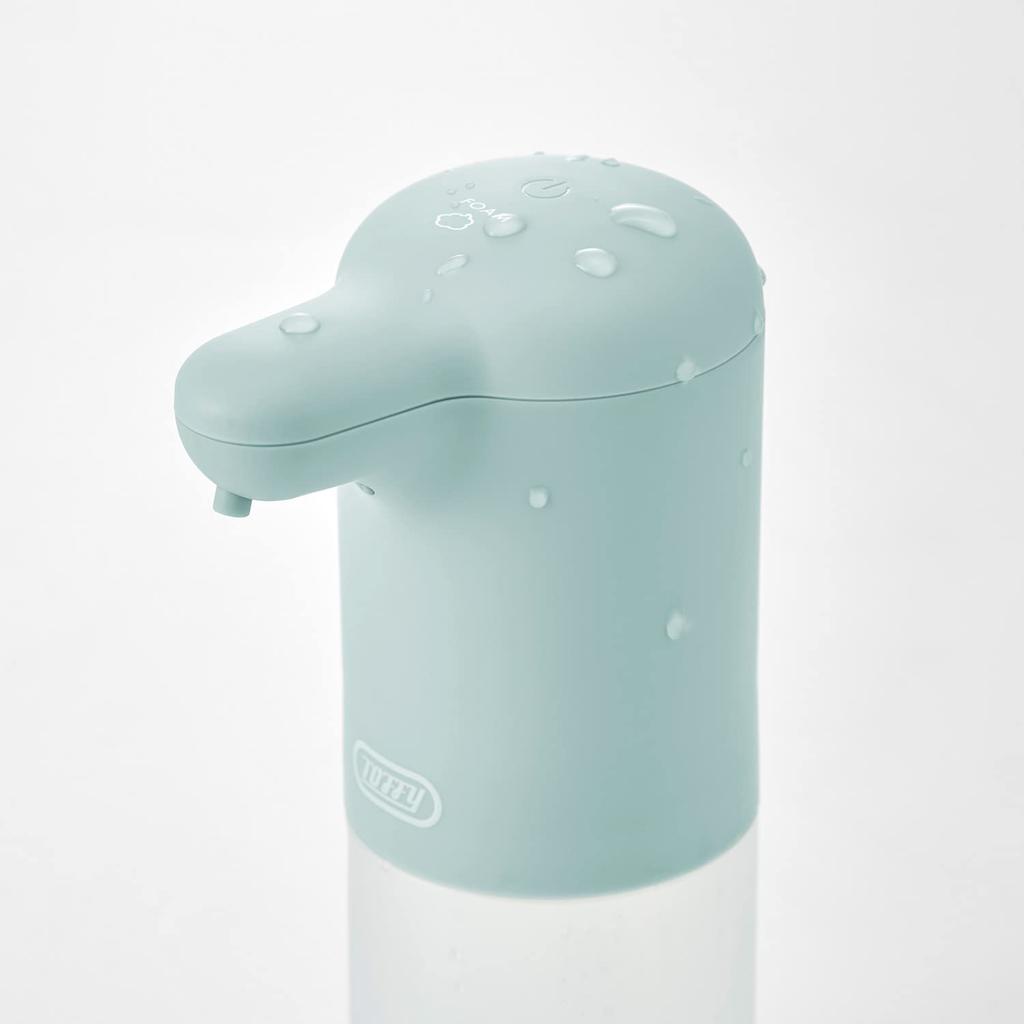 Automatic soap dispenser Compatible with foam hand soap liquid Automatic Dense foam seconds 300ml Waterproof performance IPX3 [Toffy] HW-DS4 (Pale