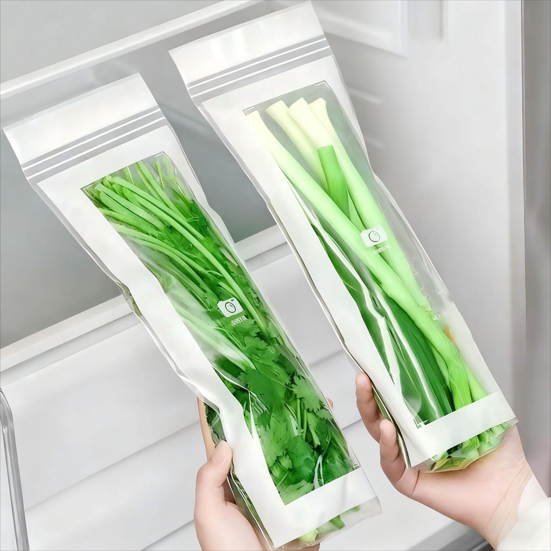 Thickened Double-Ribbed Fresh-Keeping Bags for Refrigerators