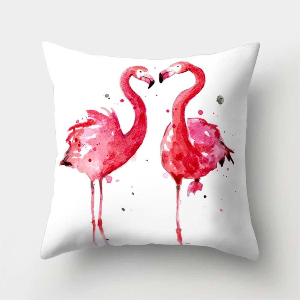 flamingo decorative pillow