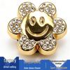 Metall Basketball Diamant Blume Schuhschnallen und Zubehör