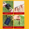 Waterproof Ball Flower Solar Floor Lamp Warm Light Led Solar Simulation Flower Lights 1 Head Simulated Landscape Lawn Lamp