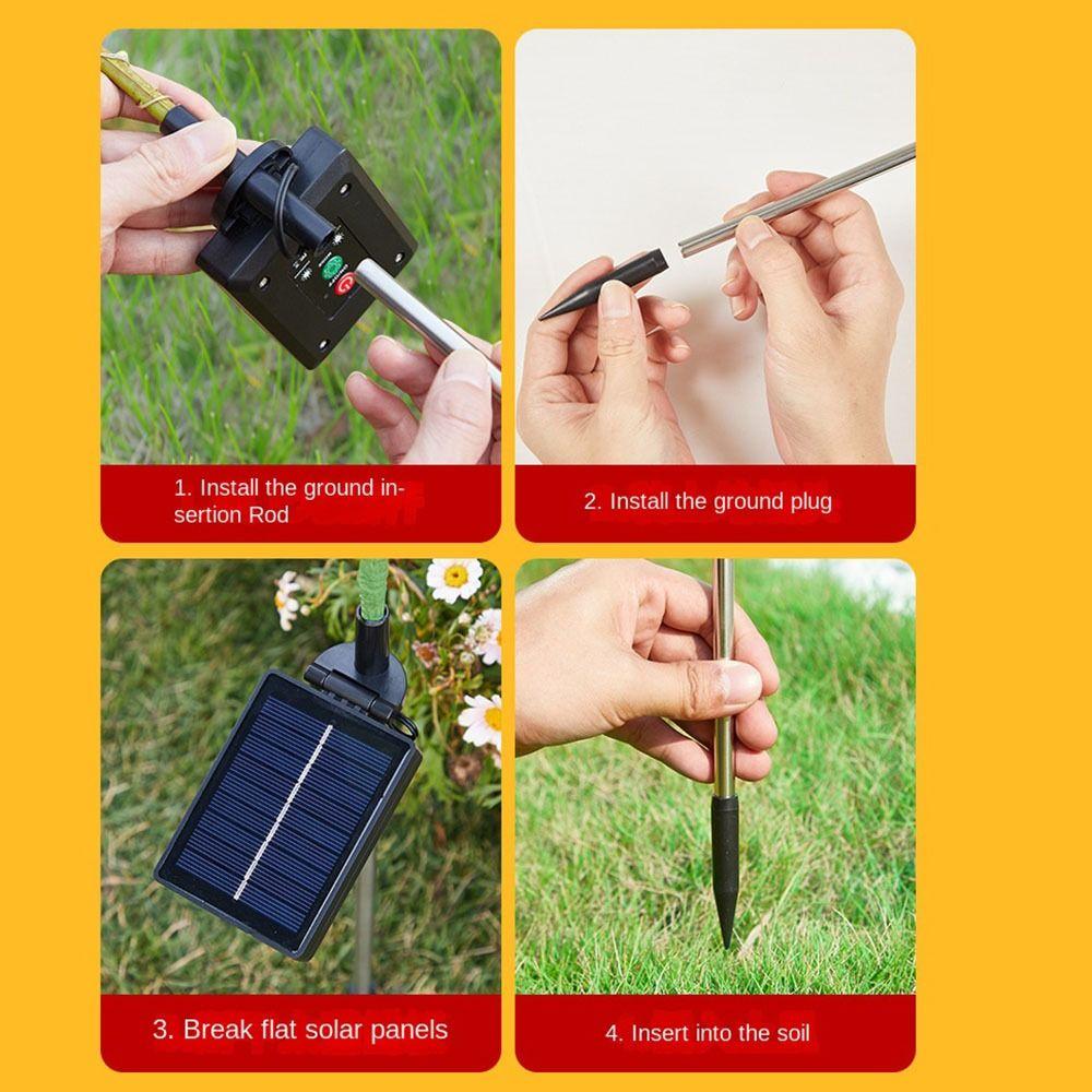 Simulated Solar Simulation  Flower Lights Waterproof Landscape Lawn Lamp  Outdoor Courtyard