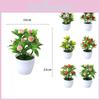 Simulated Plastic Lemon Apple Peach Strawberry Fruit Tree Potted Artificial