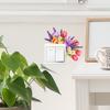 Simple Watercolour Flowers and Leaves Bedroom Living Room Switch Home Background Beautification Wall Stickers
