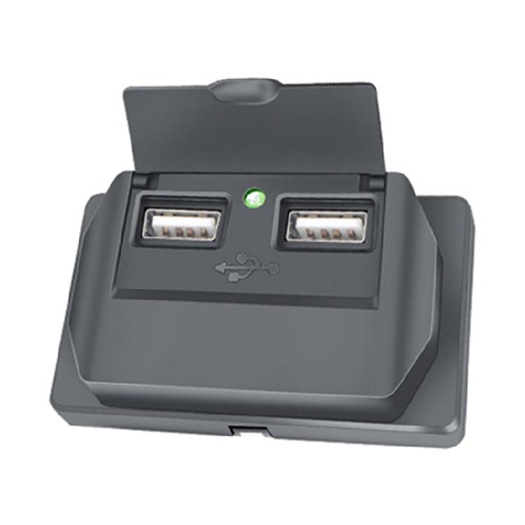 PD Type C QC3.0 USB Fast Charge Socket with Dust Cover LED Light Power Adapter