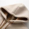 2025 Winter French Gentle Style Versatile Hooded Fleece Cardigan Coat