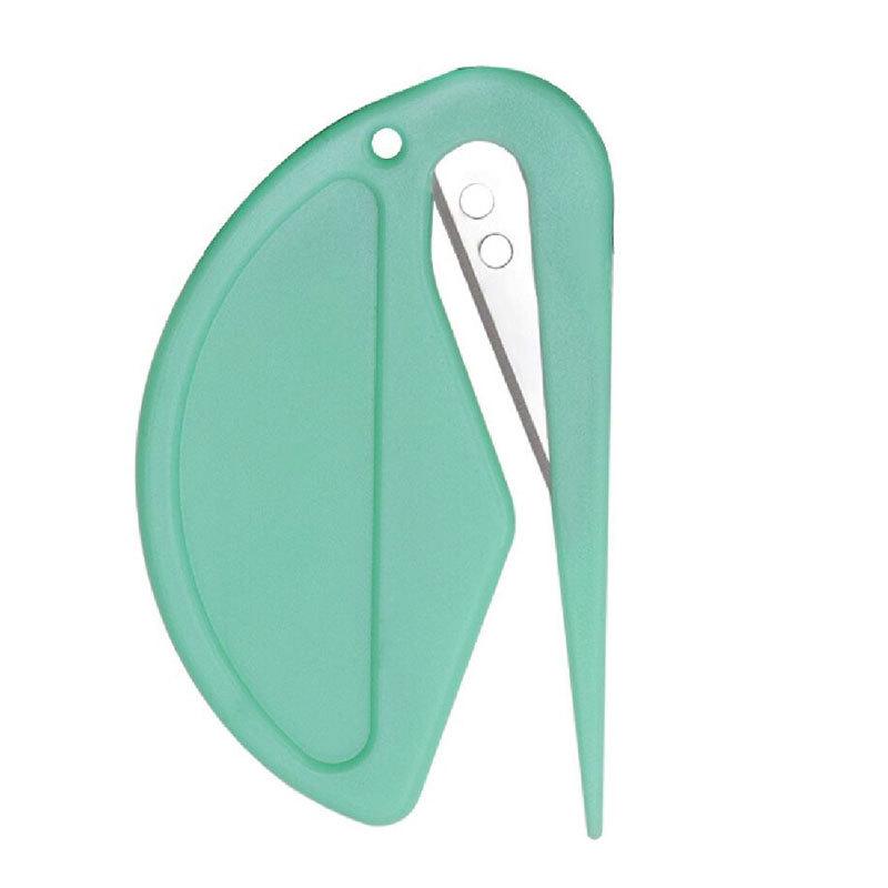 Plastic Mini Letter and Envelope Opener, Paper and Craft Cutter, Rope, Leather, and Wire Blade.