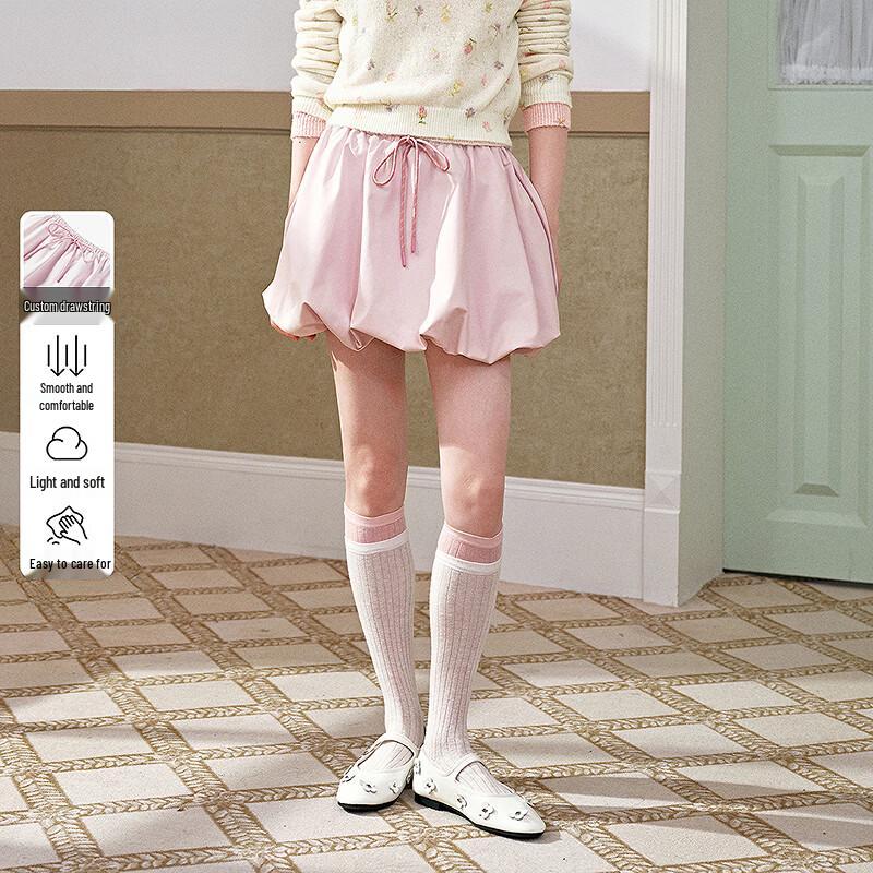 Ledin 3-Proof Drawstring Petal Mini Skirt M