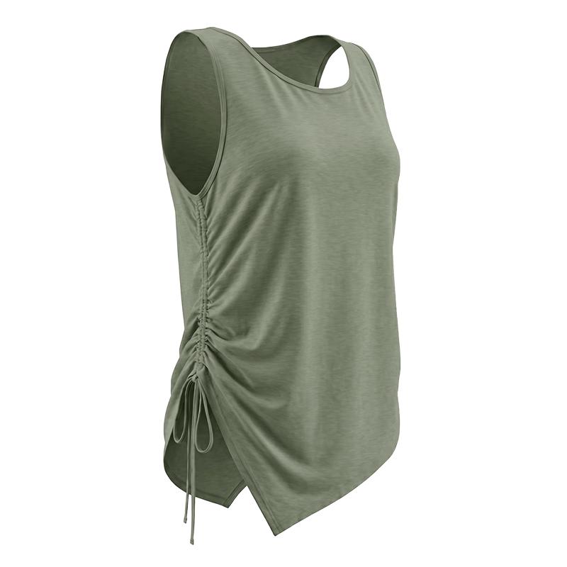 gigt Women's Summer Thin Drawstring Sports Vest