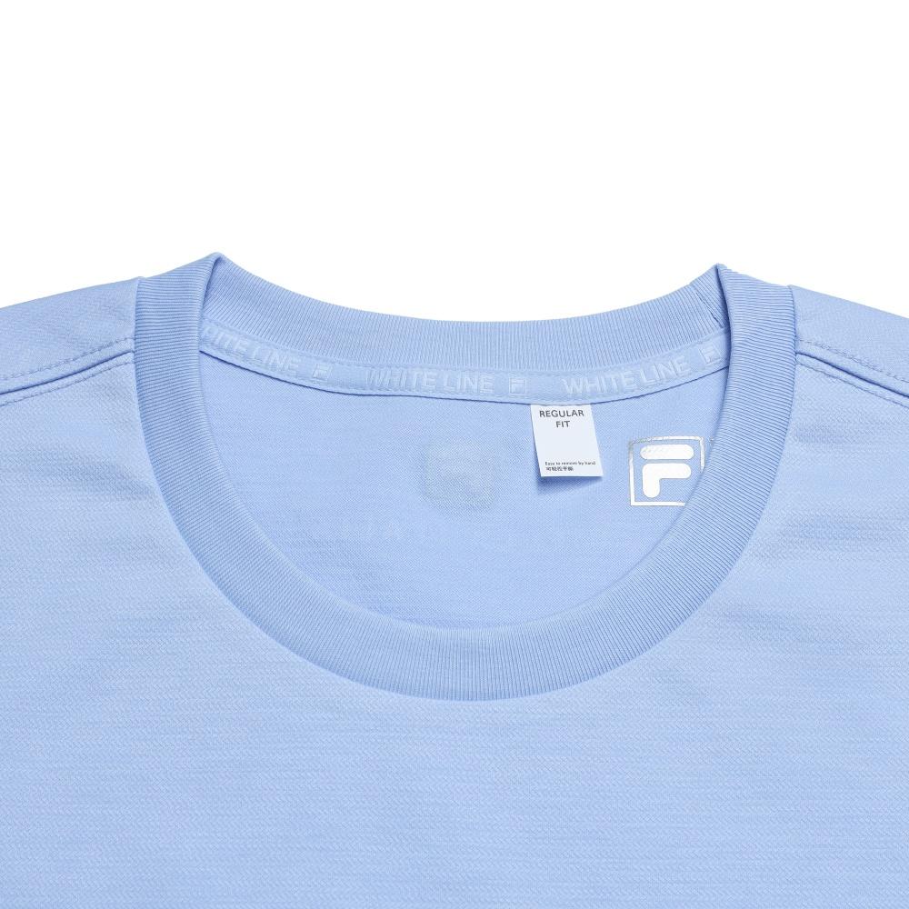 Fila Heritage Simple Classic Basic Casual Sports Versatile Comfortable Short Sleeve T-Shirt Men Tops Blue F11M628117FBU