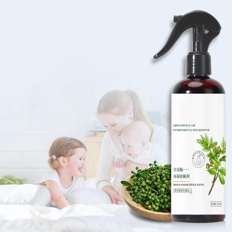 Mite Killer Green Pepper Environmental Protection Plastic Mite Removal Sprayer for Bed Sofa Home