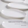 Zhi Shi Oval Ceramic Fish Platter