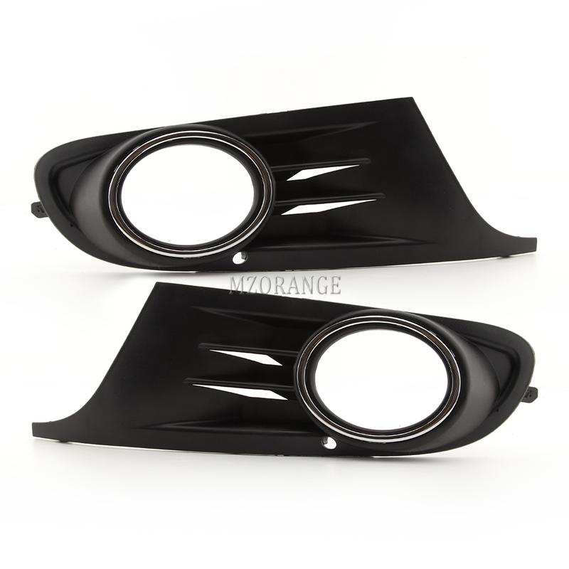 for VW MK6 Golf 6 IV Cabriolet LED Fog Lights Fog Lamp Cover Grill Bezel Frame Halogen Driving Lamps Headlight CAR ACCESSORIES