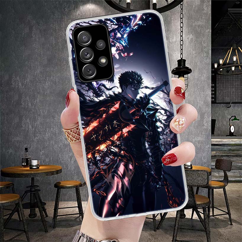 G-Guts B-Berserks Anime Soft Phone Case For Samsung Galaxy S22 S23 S24 S25 Edge S26 Ultra S20 FE S21 Plus + Fundas Coque Galaxy