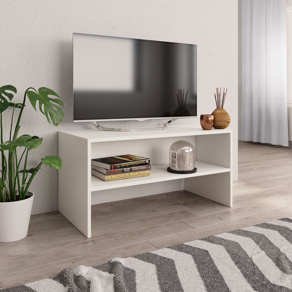 Moderne Minimalismus TV-Konsole, Wohnzimmer Sideboard, Multifunktionale Aufbewahrungseinheit, 80x40x40cm