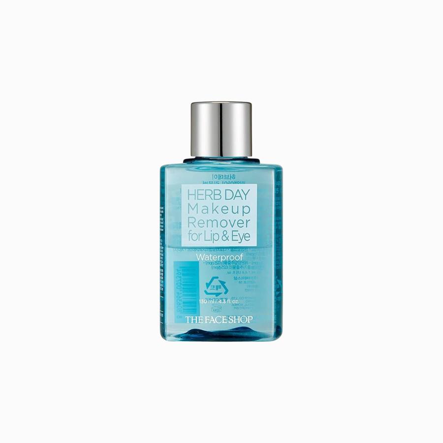 The Face Shop Herb Day Démaquillant pour Lèvres et Yeux Waterproof, 130ml