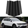 10 ks, samolepka na sloupek sloupku okna dveří a dveří automobilu, krycí lišty na sloupek sloupku, lišty z PC materiálu, vhodné pro Volkswagen Tiguan 2016-2024