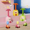 Luftbetriebenes Ballonauto-Spielzeug mit manueller Pumpe 2-in-1 Cartoon-Schwein Dinosaurier Ente Robbe Ballon