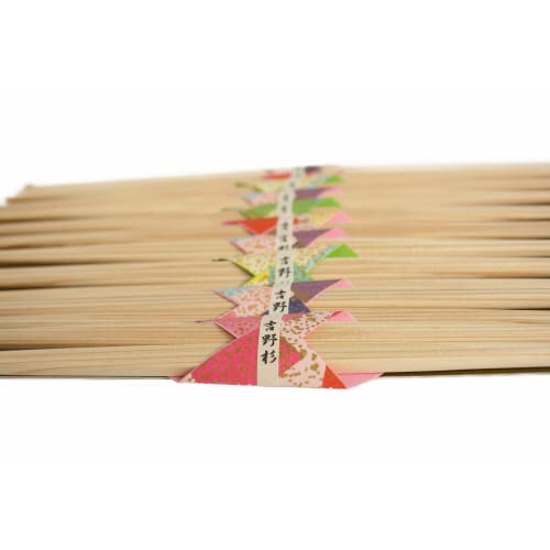 Kikusui Yoshino Cedar Ranchu Chopsticks (10 pairs) - Premium Disposable Chopsticks for Hospitality and Guests