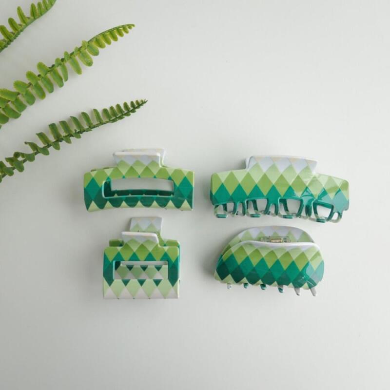 

Anbay Gradient Hair Clip Half-up Vivid Pink Crescent