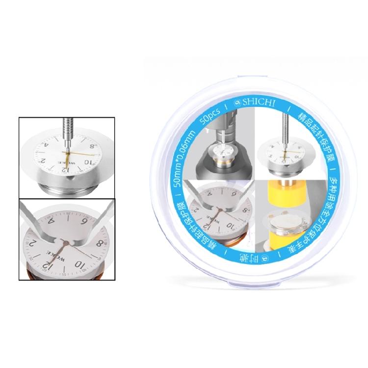 50Pieces Watch Dials Case Protectors Sheets Providing Extra Protections During Repairs for Professional Watchmaker