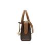 Michael Kors Mk Valerie Commuter Classic Vintage Logo Print Pendant Canvas Polyester Handbag Women Handbag Acorn-Brown 30F2G9VS1B-BRN-ACORN