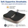 Seat Cushion Ergonomically Designed Memory Sponge Pad Suitable for Office Chairs and Wheelchairs