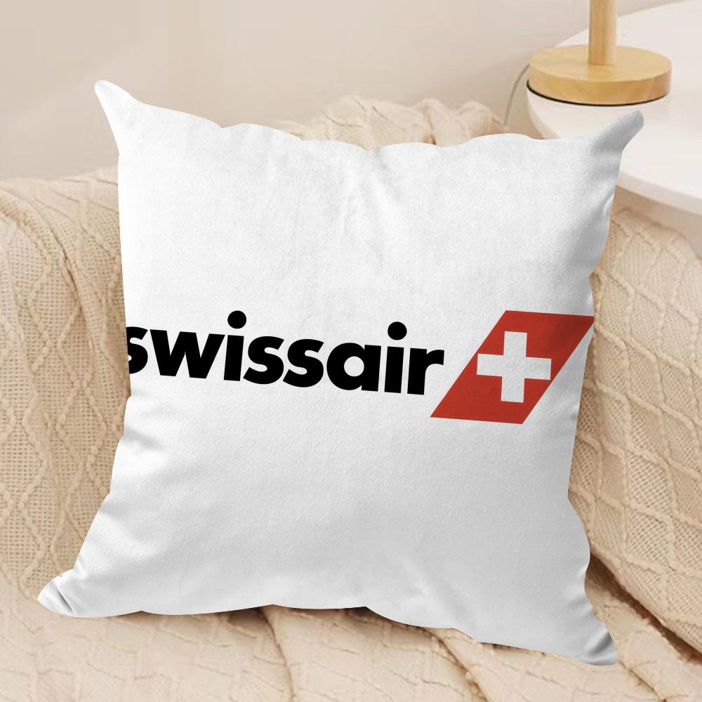 Luxury SSwISSAIR Cushion Cover Pillowcase Ultra Soft Skin Friendly Fabric Cloud Like Comfort  Concealed Zipper