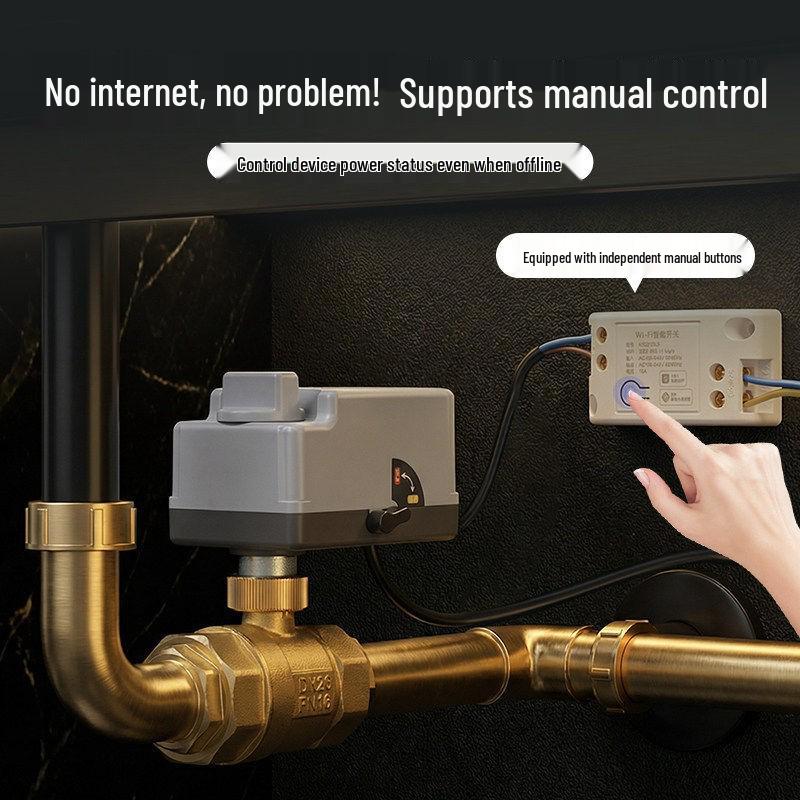 WiFi Smart Electric Ball Valve with Remote Control Timer for Automatic Irrigation