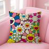 Pop Aesthetics T-Takashi-M-Murakami Personalized Picture Text Home Decorative Pillows Household Gifts 45X45Cm