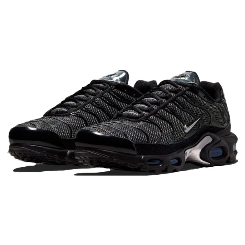 Nike Air Max Plus Black Suede Silver Women's Sneakers Casual Shoes DQ0850-001