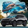 1Pcs Sea Turtle Print Car Sunshade, Keeps Your Vehicle Cool, Ideal for Cars, SUVs, Car Interior Accessories