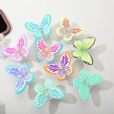 Bunte 3D Herz- & Schmetterlings-Haarspange für Mädchen