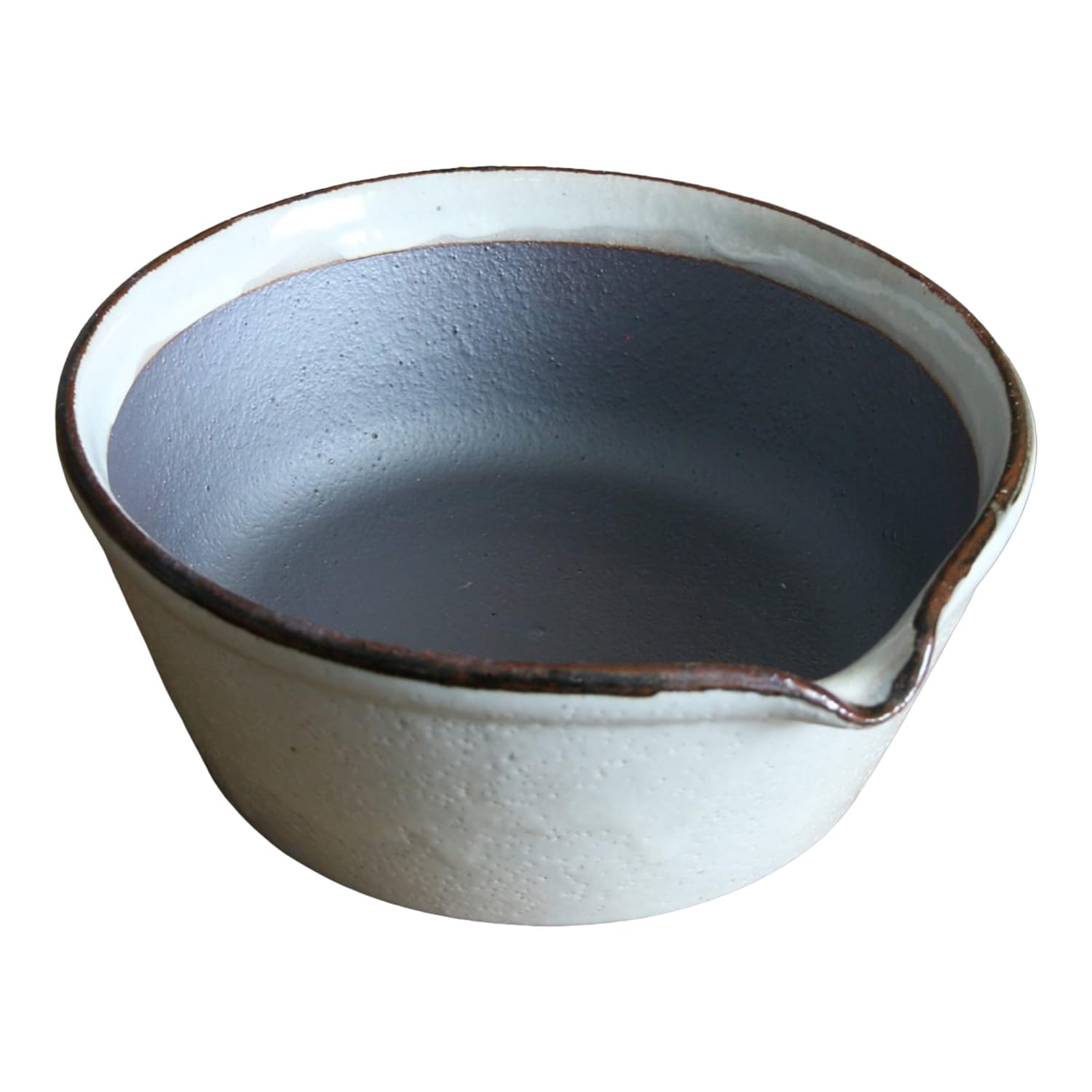 

Kamoshika Tool Shop Spice Mortar and Pestle Set, No Grooves, Made in Japan, OR-60-0019, White